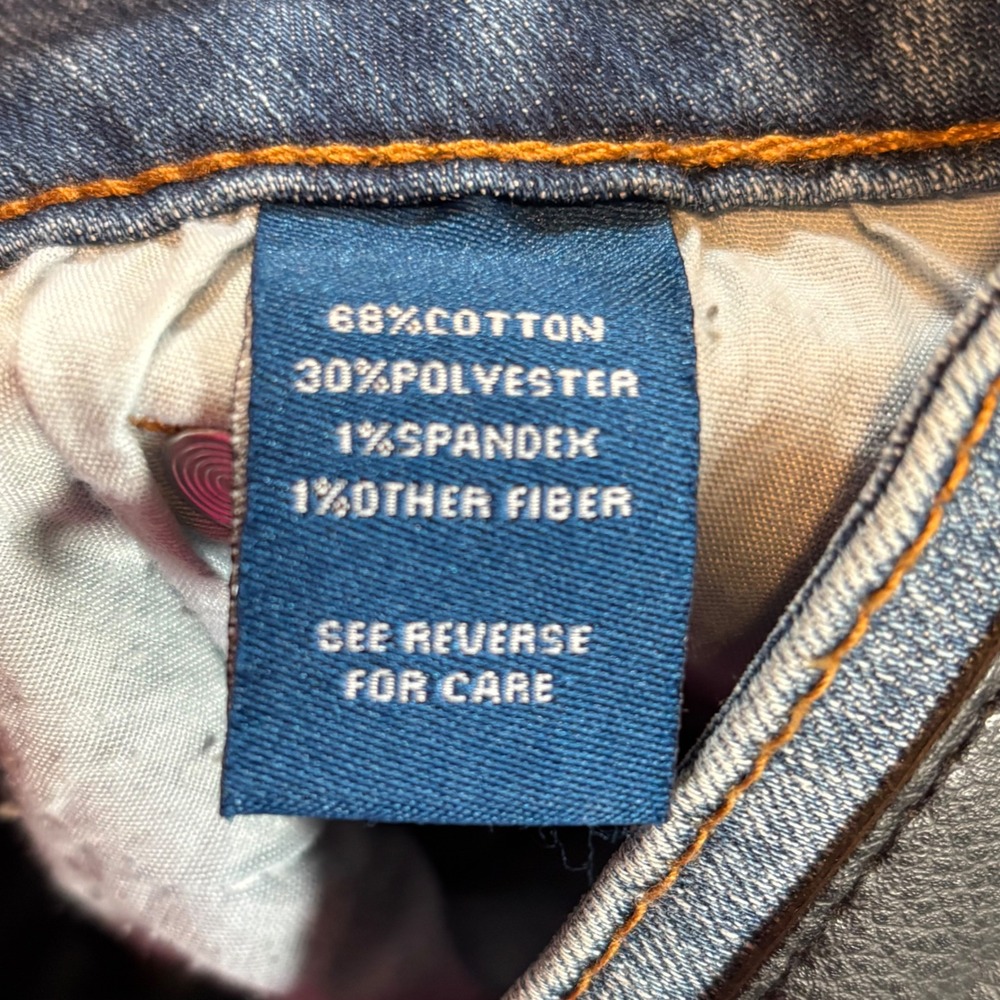 !iT Tatiana Tummy Tuck Denim Skirt Light Wash Button‎ Fly Size 16 NWT - Picture 6 of 8